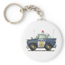 Police Car Law Enforcement Keychain