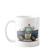 Police Car Police Crusier Cop Car Mug