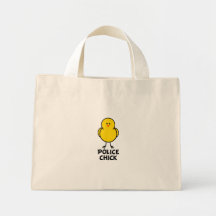 Police Chick Canvas Bag