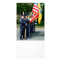 Police Colour Guard Picture Card