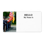Police Colour Guard Shipping Labels