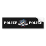 Police Crest Bumper Stickers