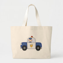 Police Cruiser T-shirts and Gifts Canvas Bags
