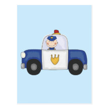 Police Cruiser T-shirts and Gifts Post Cards