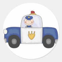 Police Cruiser T-shirts and Gifts Sticker