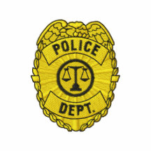 Police Dept. Badge Embroidered Shirt