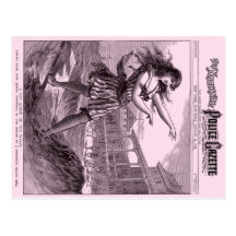Police Gazette postcard Sandwich Island Girl