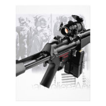 Police Gun Customized Letterhead