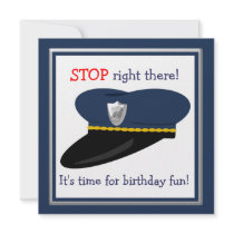 Police Hat Cop Theme Birthday Party