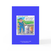 Police Humour Assault & Battery Greeting Card
