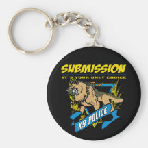 Police K9 Submission Key Chains