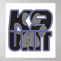 Police K9 Unit Paw Print