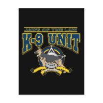 Police K-9 Unit Postcard