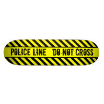 police line - do not cross skate deck