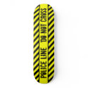 police line - do not cross skateboards