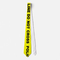 Police Line Do Not Cross Tape Tie