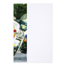 Police Motorcycle Customized Stationery