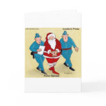 Police Navidad Funny Christmas Gifts & Tees Greeting Cards