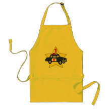Police Officer 1st Birthday Apron