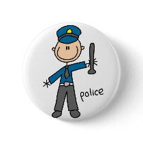 Police Officer Button