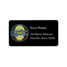 Police Officer Logo Labels