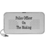 Police Officer On The Making Mp3 Speaker