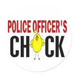 Police Officer’s Chick 1 Stickers