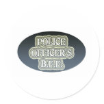 Police Officer's B.F.F. Stickers