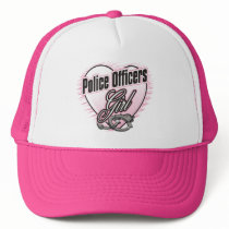 Police Officers Girl Trucker Hat