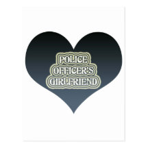 Police Officer's Girlfriend Postcards
