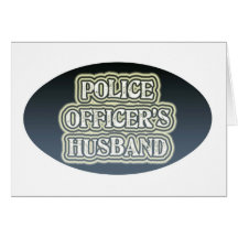 Police Officer's Husband Greeting Card