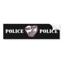 Police Officers Mom Bumper Stickers