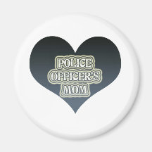 Police Officer's Mom Magnets