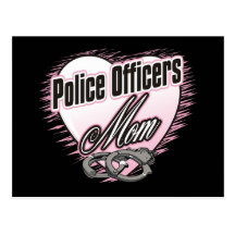 Police Officers Mom Postcard