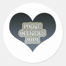 Police Officer's Mom Stickers