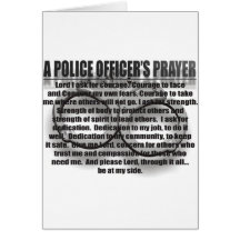 POLICE OFFICERS PRAYER CARDS