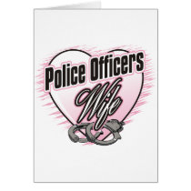 Police Officers Wife Card