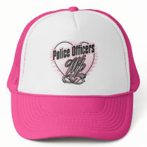 Police Officers Wife Mesh Hats