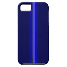 Police, police de shérif - Blue Line mince Coque iPhone 5 Case-Mate