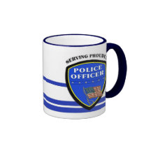 Police Serving Proudly Coffee Mugs