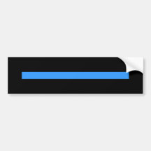 Police Sheriff Law Enforcement Blue Line Bumper Stickers