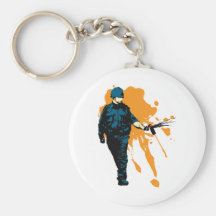 Police State - Pepper Spray Key Chain