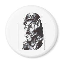 Police Watchdog Refrigerator Magnet