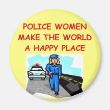 police women magnets