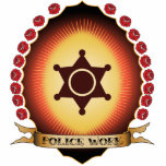 Police Work Mandorla Photo Cut Out