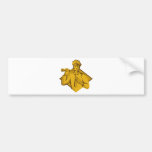 policeman police officer flashlight bumper sticker