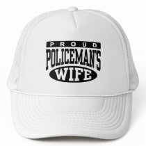 Policeman's Wife Trucker Hats