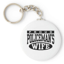 Policeman's Wife Key Chains
