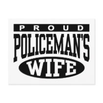 Policeman's Wife Postcards
