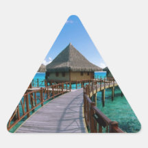 Polinesia Island Triangle Stickers